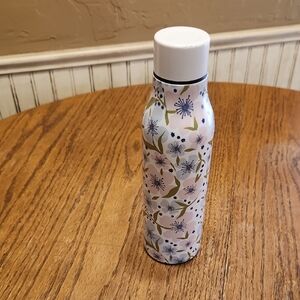 Room Essentials Stainless Steel Floral Water Bottle 20 Oz